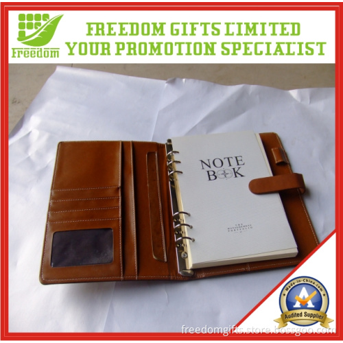 A5 Leather Soft Cover Loose Leaf Note Book (FREEDOM-NB001)